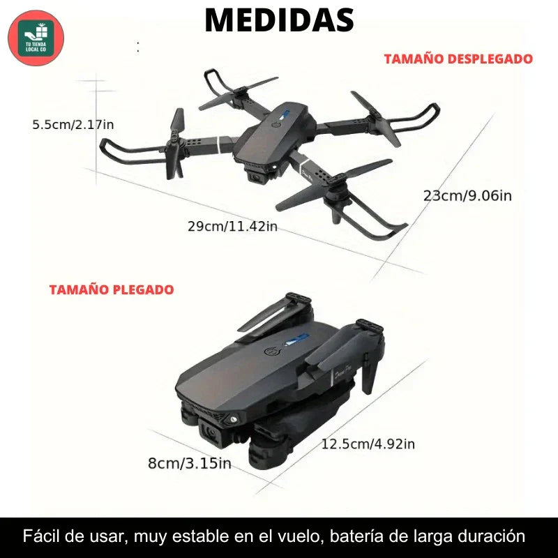 NUEVO DRONE  W8 PRO MAX 2025 CON INTELIGENCIA ARTIFICIAL - REGALO SORPRESA