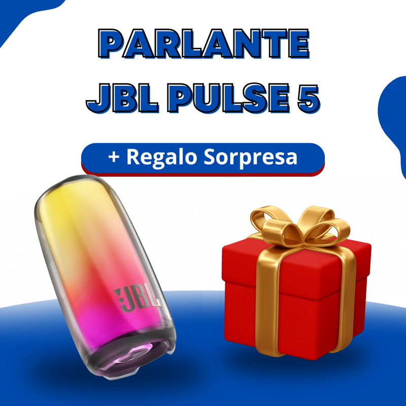 JBL Pulse 5  + Regalo Sorpresa – ¡Sonido Premium y Potencia al Máximo